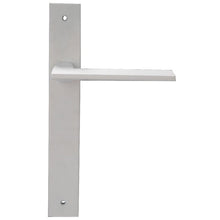 Builders Choice Long Plate Passage Set White 225x32mm ONLY LEVER SET (Pair)