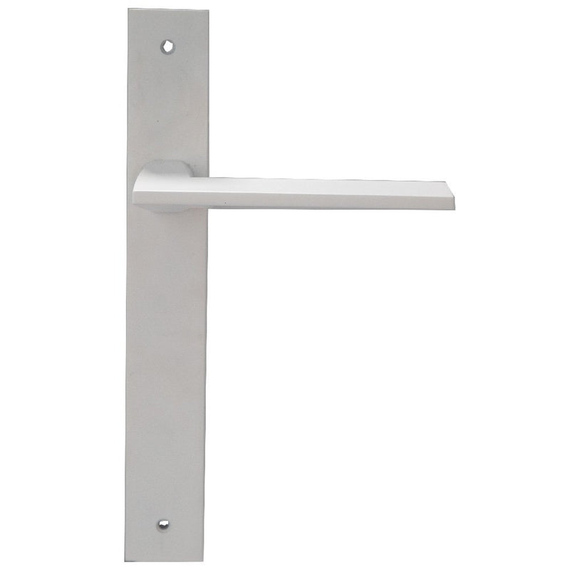Builders Choice Long Plate Passage Set White 225x32mm  ONLY LEVER SET