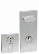 Austyle Escutcheon & Snib Set Gloss White 155x30mm myLock 83733 - primehardware