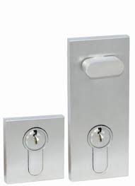 Austyle Escutcheon & Snib Set Gloss White 155x30mm myLock  83733