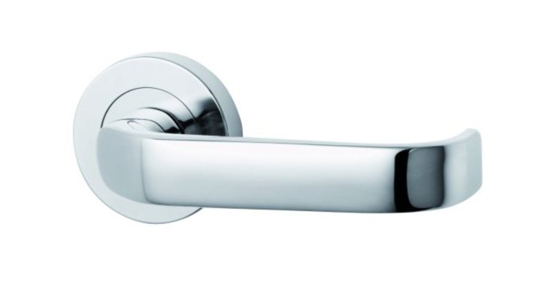 Lockwood Symphony 74 Lever On Int Round Rose Half Set Satin Chrome  1221/74SC