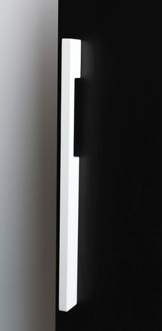 Austyle Entry Handle 450/425cc Blade Design Double White 450mm - primehardware