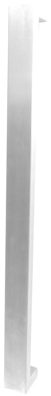 Austyle 600mm Square Bar Entry Pull Handle | Back to Back | White | 316SS