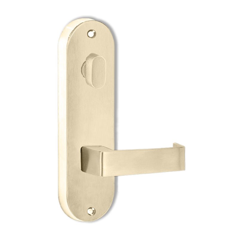 Lockwood 2904 Round End Plate With Turn & 20 Knob Polished Brass 2904/20PB - primehardware