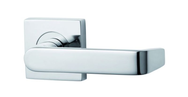 Lockwood Symphony 59 Lever On Square Rose Full Set Chrome Plate 1420/1421/59CP