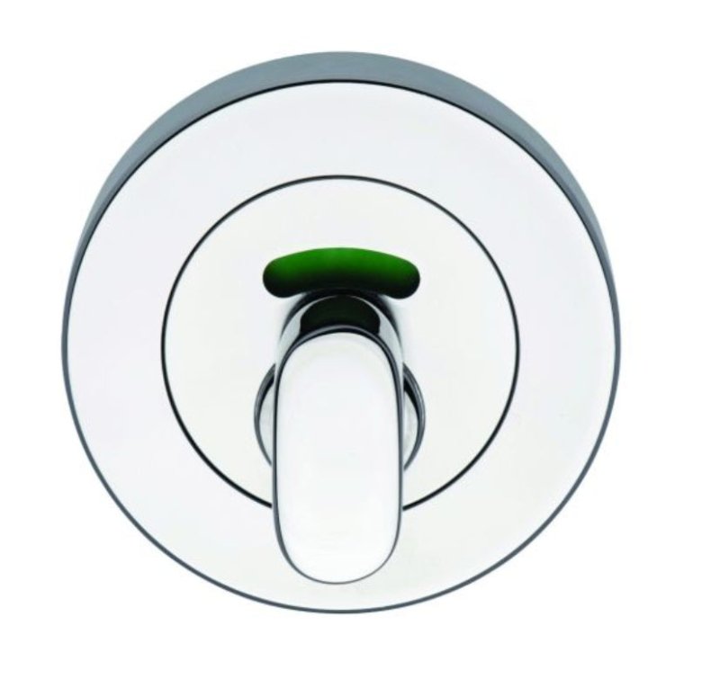 Lockwood Symphony 1220 Series Privacy Indicating Turn Escutcheon - Surface Fix Satin Chrome  1227/IPSC