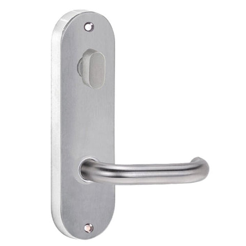 Lockwood 2904 Interior Round End Plate With Turnknob & Lever 70 Aged Brass 2904/70AG - primehardware