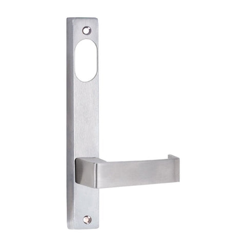 Lockwood 4901 Internal Square End Plate With Cylinder Hole & Lever 104 Satin Chrome 4901/104SC - primehardware