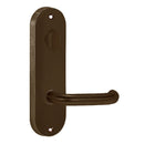 Lockwood 2904 Round End Plate With Turn & 70 Lever Satin Chrome 2904/70SC - primehardware
