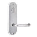 Lockwood 2904 Round End Plate With Turn & 70 Lever Polyester Powdercoat 2904/70PC - primehardware