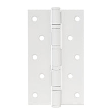 Superior Brass Long Body 4BB Butt Hinge Fixed Pin 150x88mm Gloss White 150x88x3mm