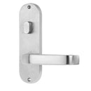 Lockwood 2904 Round End Plate With Turn & 74 Lever Satin Chrome 2904/74SC - primehardware