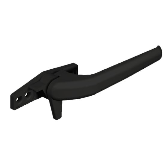 Yale Avon Non Locking Right Hand 13mm Tp Black - primehardware