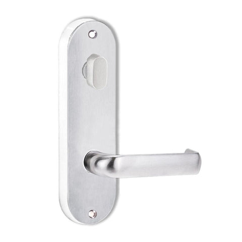 Lockwood 2904 Round End Plate With Turn & 77 Lever Chrome Plate 2904/77CP - primehardware