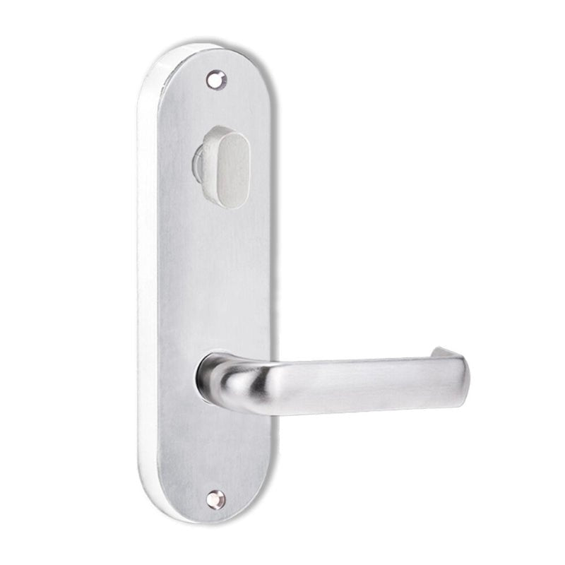 Lockwood 2904 Round End Plate With Turn & 77 Lever Chrome Plate 2904/77CP - primehardware