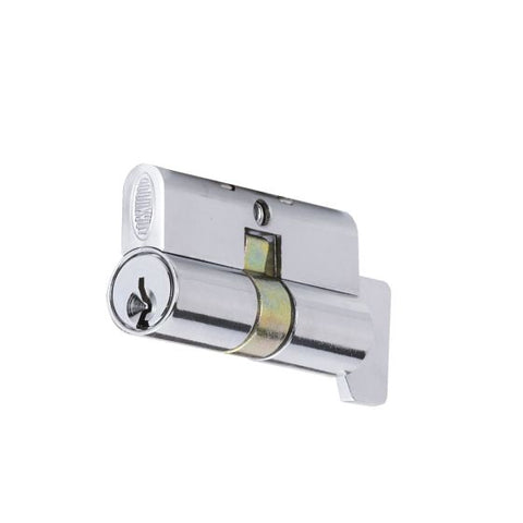 Whitco 8650 - 2cp - T Lockwood Euro Cylinder C4 Profile With Non Handed Turn Knob Kd Chrome Plate - primehardware