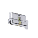 Whitco 8650 - 2cp - T Lockwood Euro Cylinder C4 Profile With Non Handed Turn Knob Kd Chrome Plate - primehardware