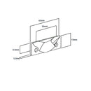 Assa abloy Wedge Rivet 3Mm Hdl Black - primehardware