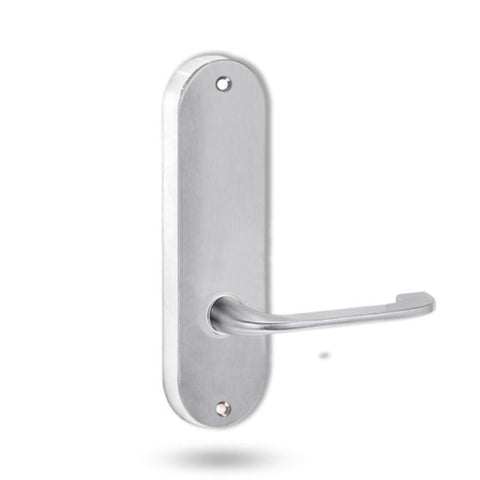 Lockwood 2905 Round End Plate With 115 Lever Polyester Powdercoat 2905/115PC - primehardware