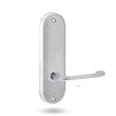 Lockwood 2905 Round End Plate With 115 Lever Polyester Powdercoat 2905/115PC - primehardware