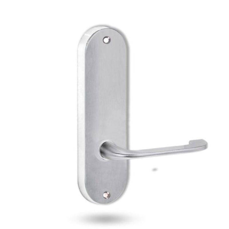 Lockwood 2905 Round End Plate With 115 Lever Polyester Powdercoat 2905/115PC - primehardware