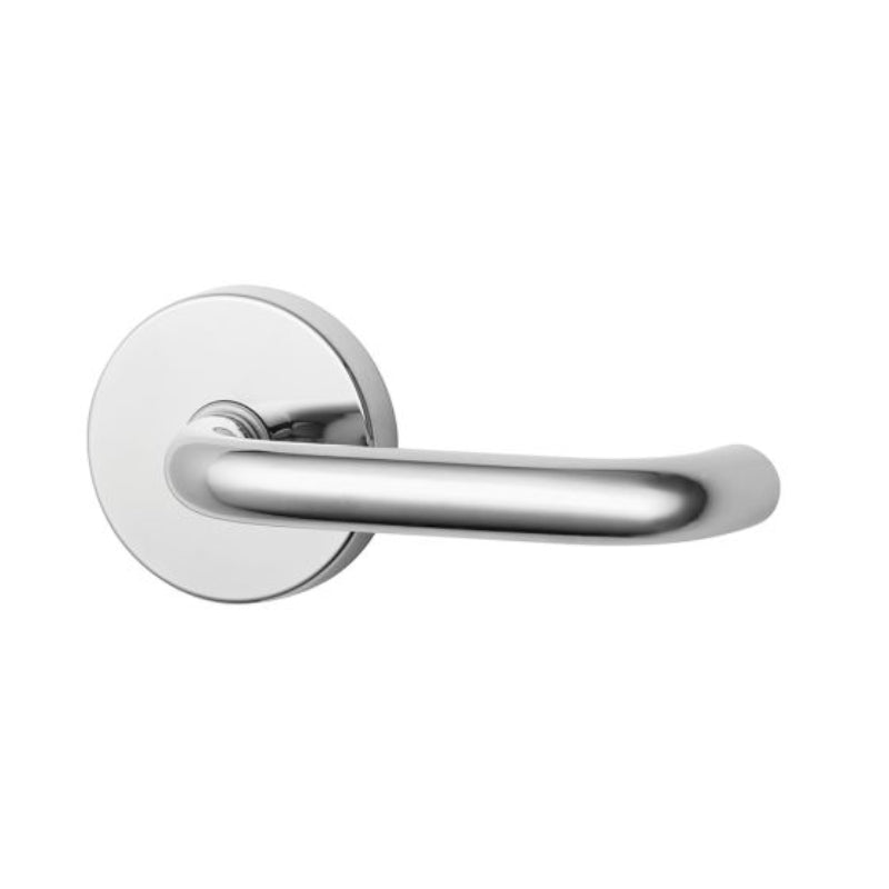Lockwood 1370 Series 70 Lever On Round Rose Full Set Chrome Plate  1370/1371/70CP