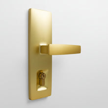 Gainsborough Trilock Urban Aurora Double Cylinder Entrance Lever Set Satin Brass