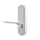 Lockwood 2905 Round End Plate With 122 RH Lever Satin Chrome 2905/122RSC - primehardware