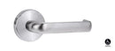 Lockwood 1370 Series 77 Lever On Round Rose Full Set Satin Chrome 1370/1371/77SC - primehardware