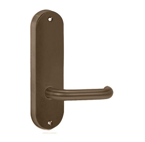 Lockwood 2905 Interior Round End Plate With Lever 124 Oil Rubbed Bronze 2905/124ORB - primehardware