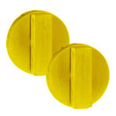 Austyle Round Double Snib Set - Concealed Fix Polish Brass 9044 - primehardware