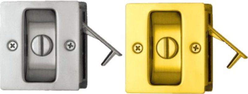 Austyle Sliding Door Lock Polished Brass 69mm  9050