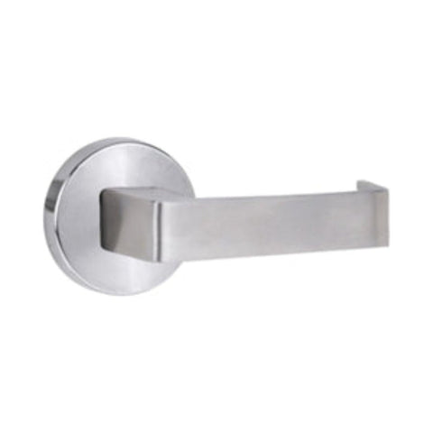 Lockwood 1370 Series B2 Pull Handle On External Blank Round Rose Satin Chrome 1372/B2SC - primehardware