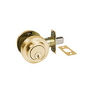 Zanda Round Slimline Deadbolt Single Cylinder Various Colors - primehardware