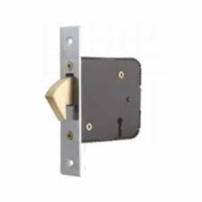 Austyle Sliding Door 5 Lever Lock  Polished Brass 45mm  9084