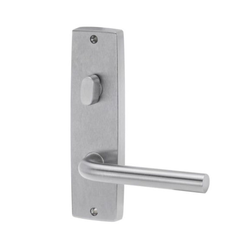 Lockwood 1904 Square End Plate With Turn & 97 Lever Satin Chrome 1904/97SC - primehardware