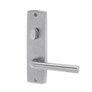 Lockwood 1904 Square End Plate With Turn & 97 Lever Satin Chrome 1904/97SC - primehardware