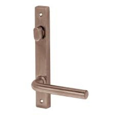 Lockwood 4904 Square End Plate With Turn & 97 Lever Satin Brass Unlacquered 4904/97SBU - primehardware