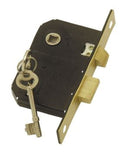 Austyle 3 Lever Sash Lock Polish Brass 60mm 9101 - primehardware