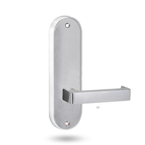 Lockwood 2905 Round End Plate With 142 Lever Polyester Powdercoat 2905/142PC - primehardware