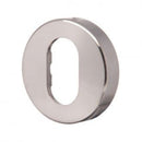 Lockwood 1370 Series Internal Oval Cylinder Escutcheon Satin Chrome 1376/ISC - primehardware
