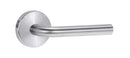 Lockwood 1370 Series 97 Lever On Round Rose Full Set Satin Chrome 1370/1371/97SC - primehardware