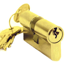 AUSTYLE Euro Double Cylinder 5 Pin (C4) Polished Brass 100 mm