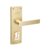 Kent Knox Entrance Set in Brushed Nickel, Graphite Nickel, Matt Black, and Satin Brass