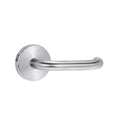 Lockwood 1370 Series 70 Lever On Round Rose External Half Set RH 45 Degree Satin Chrome 1371/70RSC45DEG - primehardware