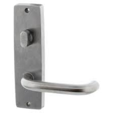Lockwood 1904 Square End Plate With Turn & 45 Deg Angled Down 70 Lever Satin Chrome 1904/AD70LSC - primehardware