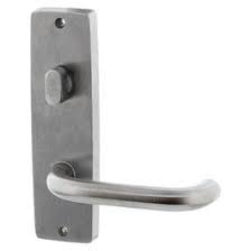 Lockwood 1904 Square End Plate With Turn & 45 Deg Angled Down 70 Lever Satin Chrome 1904/AD70LSC