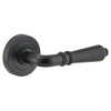 Iver Sarlat Door Lever Handle On Round Rose - primehardware