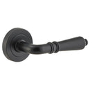 Iver Sarlat Door Lever Handle On Round Rose - primehardware