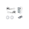 Iver Sarlat Door Lever Handle On Round Rose - primehardware